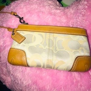 WHITE COACH WRISTLET WALLET